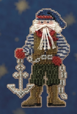 Набор для вышивания "Boatswain Santa • Санта боцман" Mill Hill