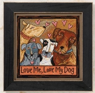 Набор для вышивания "Love Me, Love My Dog • Любиш меня, люби мою собаку" Mill Hill