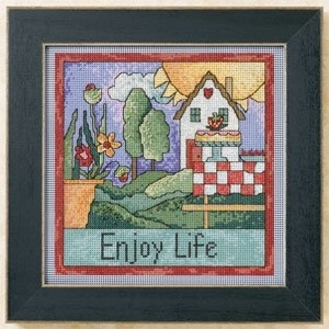 Набор для вышивания "Enjoy Life • Наслаждайся жизнью" Mill Hill