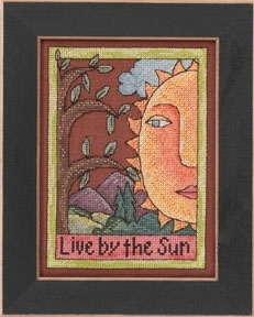 Набор для вышивания "Live by the Sun • Живи солнцем" Mill Hill