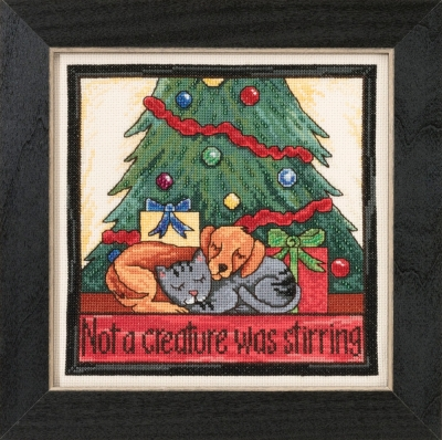 Набор для вышивания "Not a Creature was Stirring • Никто не шевелится" Mill Hill