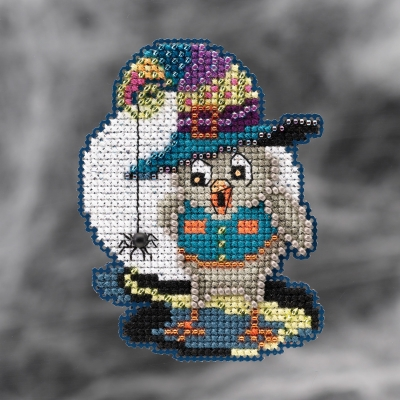 Набор для вышивания "Halloween Owl • Сова Хэллоуину" Mill Hill