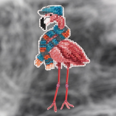 Набор для вышивания "Fall Flamingo • Осенний фламинго" Mill Hill