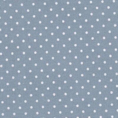 39845269 Murano Lugana Petit Point 32 (ширина 140см) античный синий в белый горошек