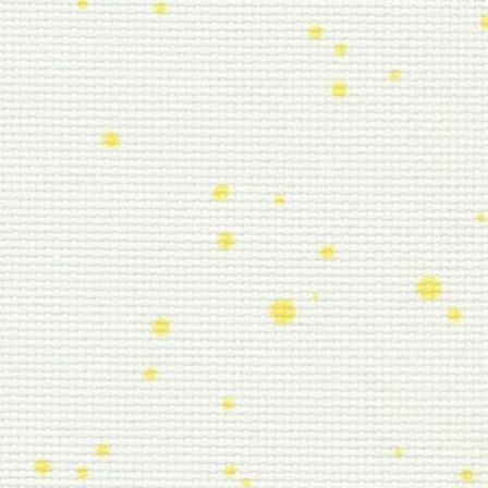 37931349 Fein-Aida Splash 18 (ширина 110см) молочный с желтыми брызгами