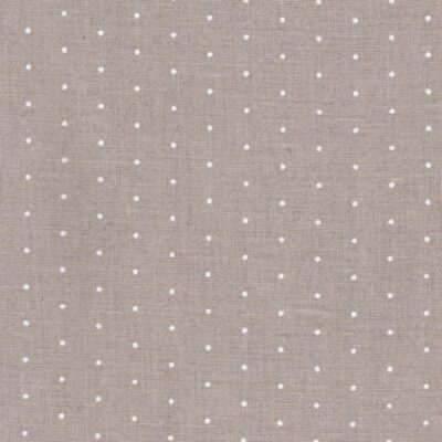 32171399 Edinburgt Mini Dots 36 (ширина 140см) лен с белыми мини точками