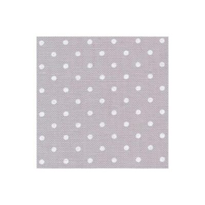 32177349 Edinburgt Petit Point 36 (ширина 140см) серый в белый горошек