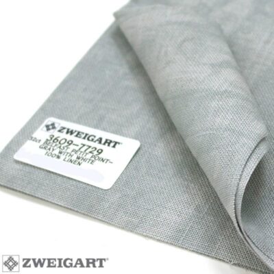 3609/7729 Vintage Belfast Linen 32 (ширина 140см) винтажный серый