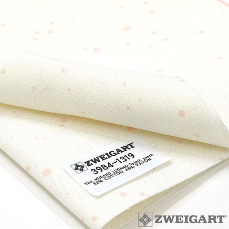 3984/1319 Murano Splash 32 (ширина 140см) молочный с розовыми брызгами