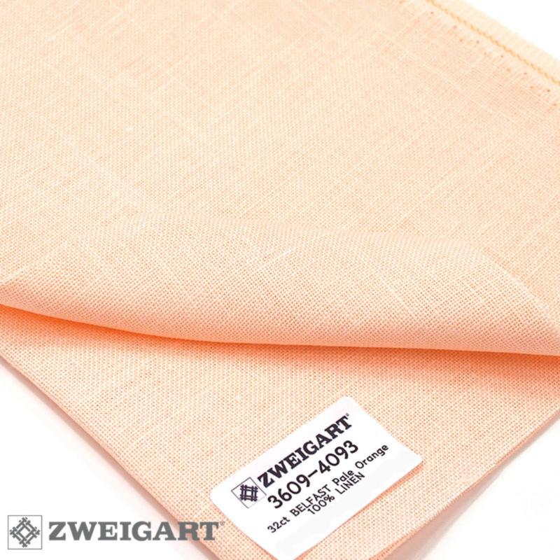3609/4093 Belfast Linen 32 (ширина 140см) креветочный