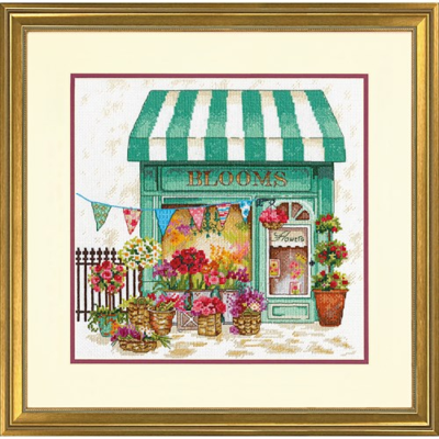 70-35401 Набор для вышивания крестом "Blooms Flower Shop • Цветочный магазин" DIMENSIONS
