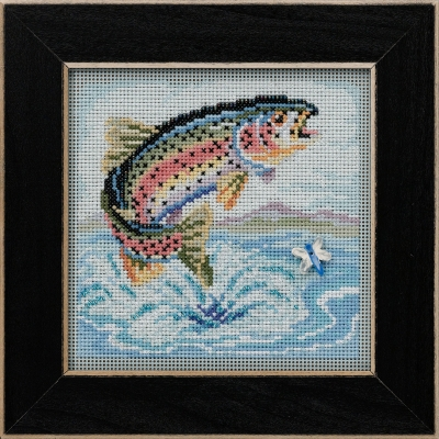 MH142114 Набор для вышивания "Rainbow Trout • Радужная форель" Mill Hill