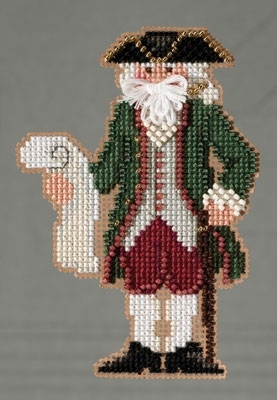 MH203301 Набор для вышивания "Williamsburg Santa • Вильямсбург Санта" Mill Hill